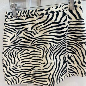 Zebra skort